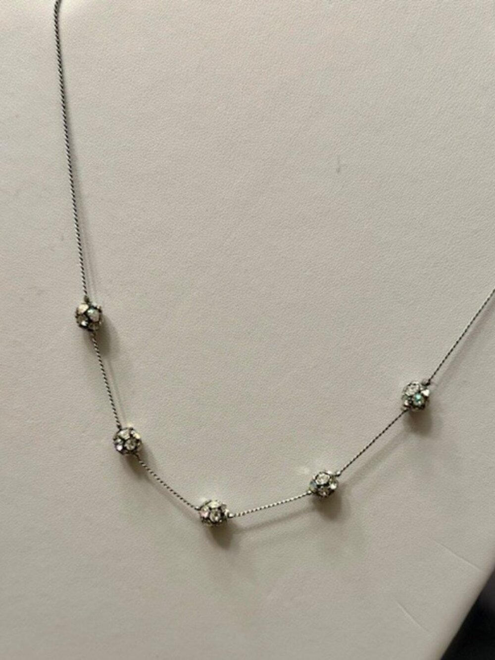 Lia Sophia "CRYSTAL BALL" Necklace - Picture 4 of 5